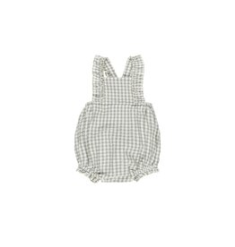 Rylee + Cru Inc. CHIARA ROMPER EUCALYPTUS GINGHAM