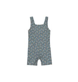 Rylee + Cru Inc. MALIBU BODYSUIT BLUE FLORAL OCEAN
