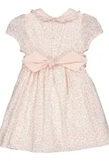 Kidiwi France Petronille Smocked Dress Daisy Pink Print