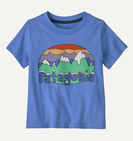 Patagonia Baby Fitz Roy Flurries T-Shirt ABNB Abundant Blue Abundant Blue