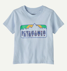 Patagonia Baby Dancing Dawn T-Shirt FLKB Fleck Blue Fleck Blue