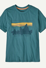 Patagonia K's '73 Skyline T-Shirt WLDB Wetland Blue