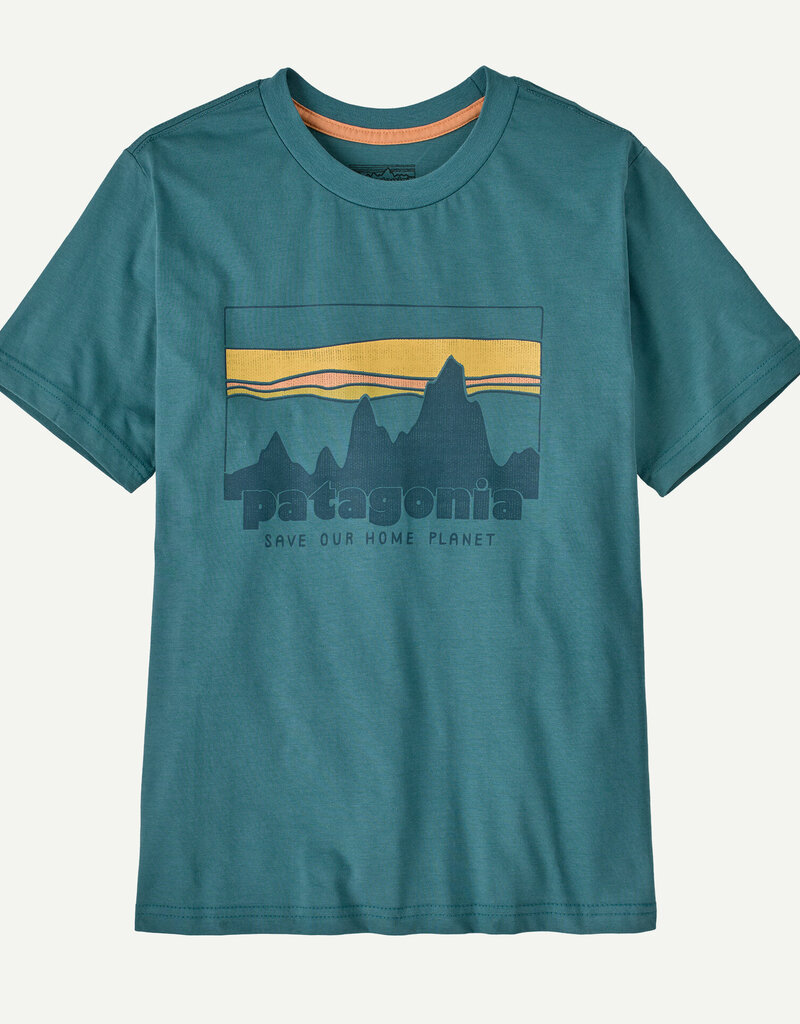 Patagonia K's '73 Skyline T-Shirt WLDB Wetland Blue