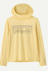 Patagonia K's Cap SW Hoody P-6 Outline: Buttercup Yellow POBY
