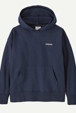 Patagonia K's Hoody Sweatshirt P-6 Logo: New Navy PONN