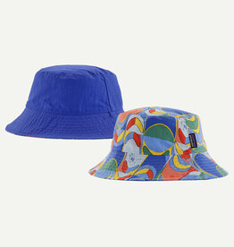 Patagonia Baby Sun Bucket Hat Swallowtail Geo: Eddy Blue SLGE