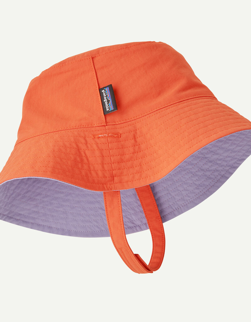 Patagonia Baby Sun Bucket Hat Fitz Roy Superbloom: Pollinator Orange FSPO