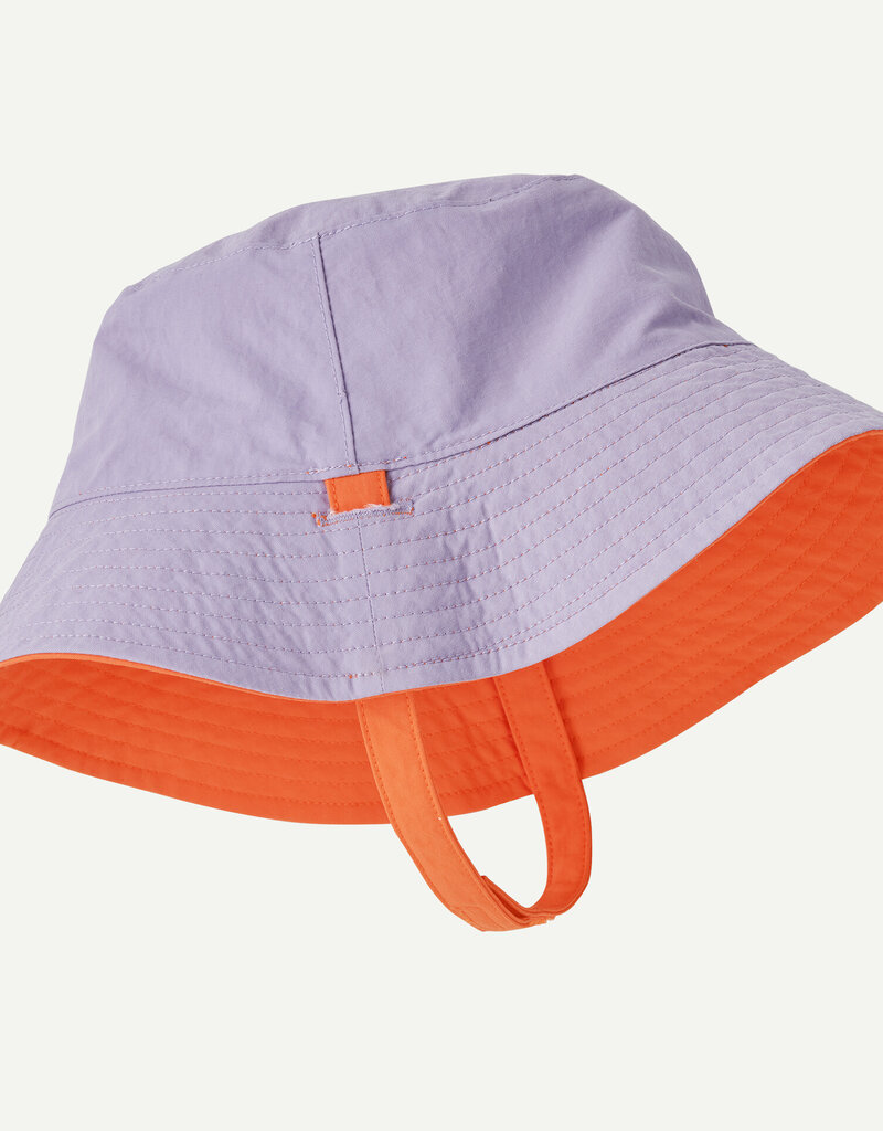 Patagonia Baby Sun Bucket Hat Fitz Roy Superbloom: Pollinator Orange FSPO