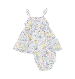 Angel Dear Samantha Floral Ruffle Sundress