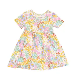 Angel Dear Amelia Floral S/S Twirly Dress