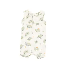 Angel Dear Sea Turtles Sleeveless Shortie Romper