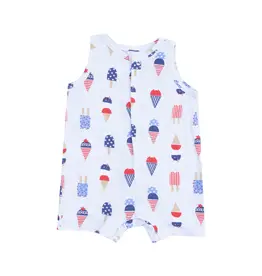 Angel Dear American Ice Cream Sleeveless Shortie Romper