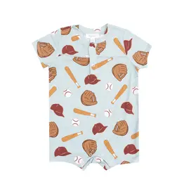 Angel Dear Baseball Henley Shortall Slate Blue