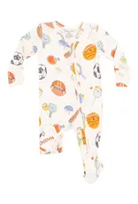 Angel Dear Sports Ball Friends 2 Way Zipper Footie