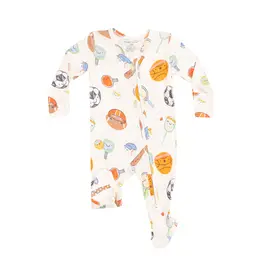 Angel Dear Sports Ball Friends 2 Way Zipper Footie