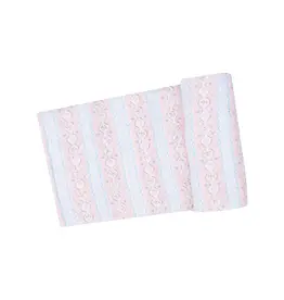 Angel Dear Ogee Floral Swaddle Blanket