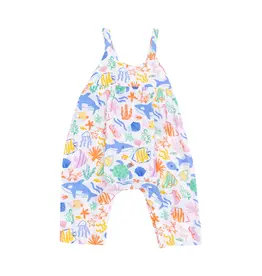 Angel Dear Coloful Reef Tie Back Romper