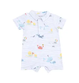 Angel Dear Sea Stripes Polo Shortie