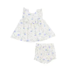 Angel Dear Sweet Vines Ruffle Top and Bloomer