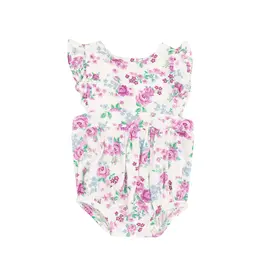 Angel Dear Cute Little Roses Sunsuit Pink