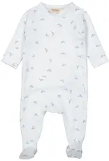 MarMar Copenhagen Blue Dolphin Print Footie