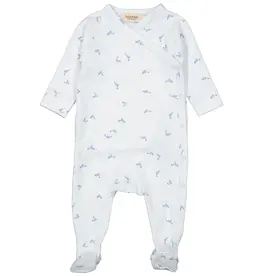 MarMar Copenhagen Blue Dolphin Print Footie