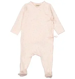 MarMar Copenhagen Pink Dahlia Print Footie