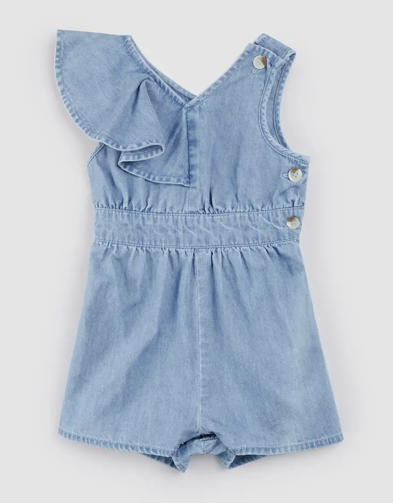 miles the label BLUE DENIM SLEEVELESS ROMPER