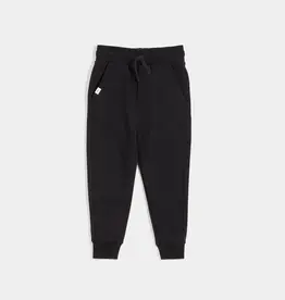 miles the label MILES BASICS PURE BLACK JOGGER