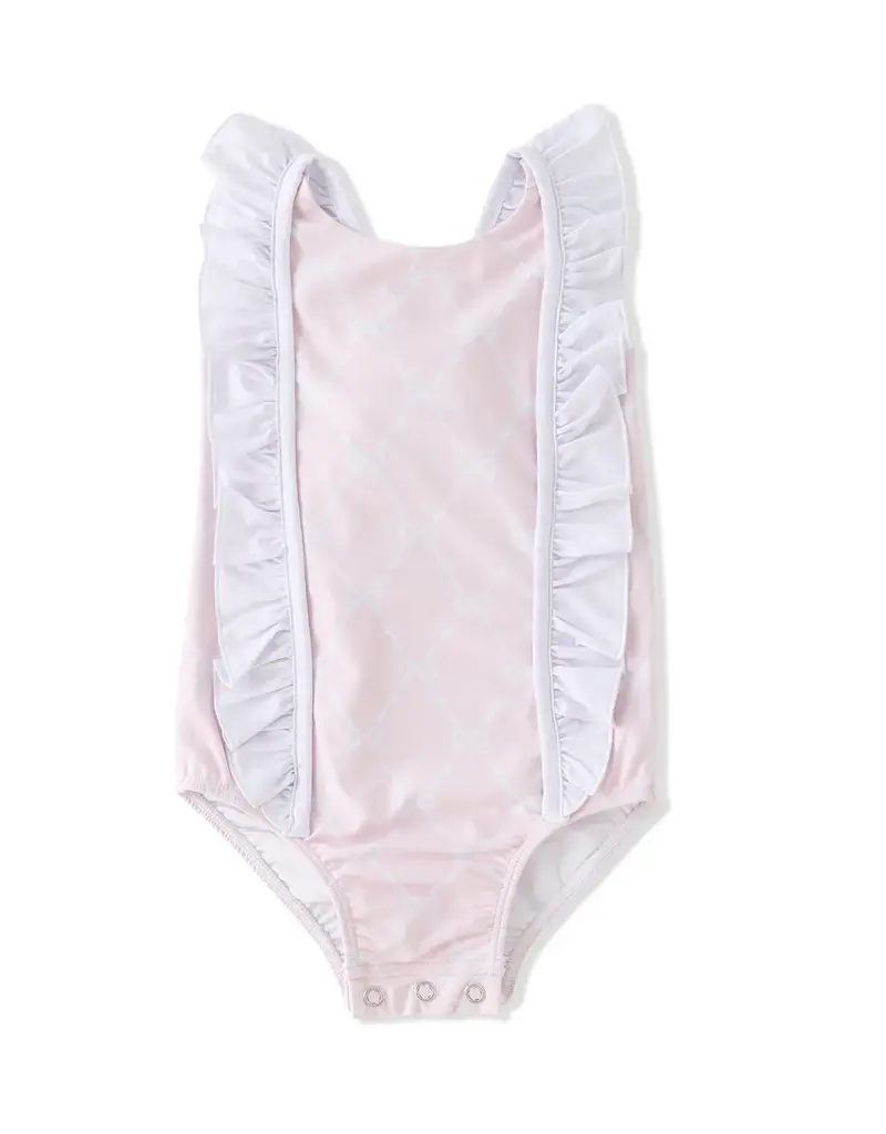 Swoon Kids Clothing Swoon Baby Pretty Pink Ribbons Bows Swimsuit