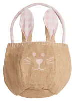 Little English Basket Light Pink Bunny