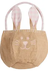 Little English Basket Light Pink Bunny