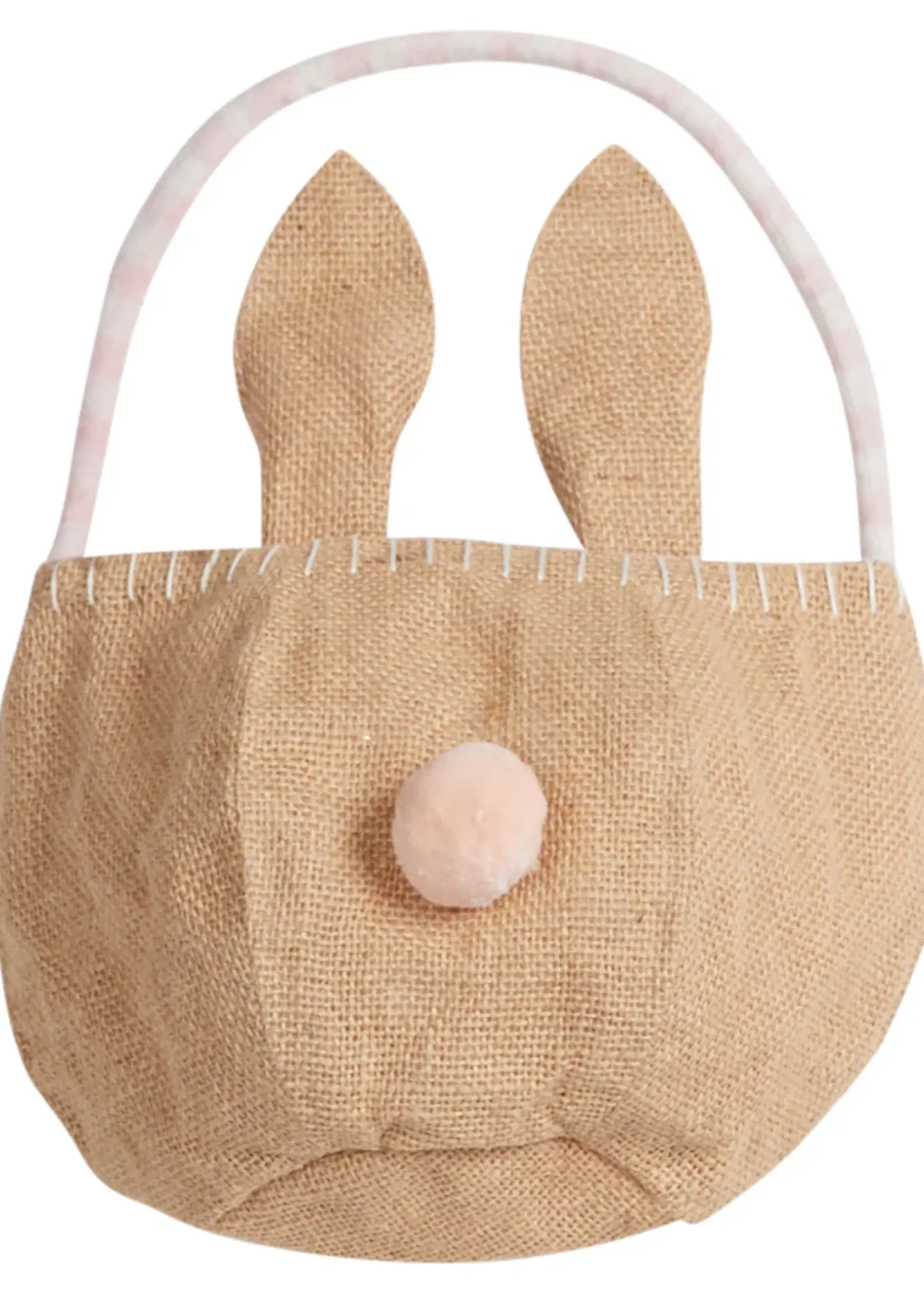 Little English Basket Light Pink Bunny