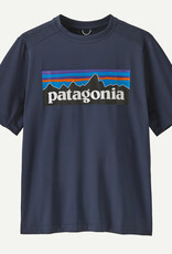 Patagonia K's Cap SW T-Shirt PONN P-6 Logo: New Navy