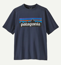 Patagonia K's Cap SW T-Shirt PONN P-6 Logo: New Navy