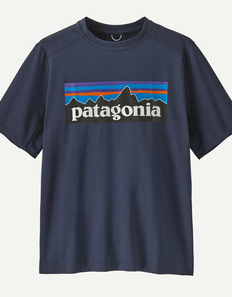 Patagonia K's Cap SW T-Shirt PONN P-6 Logo: New Navy