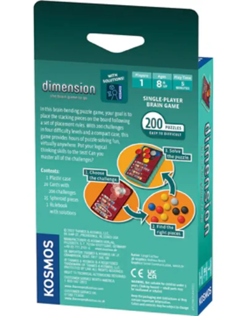 Thames & Kosmos Dimension: The Brain Game To Go