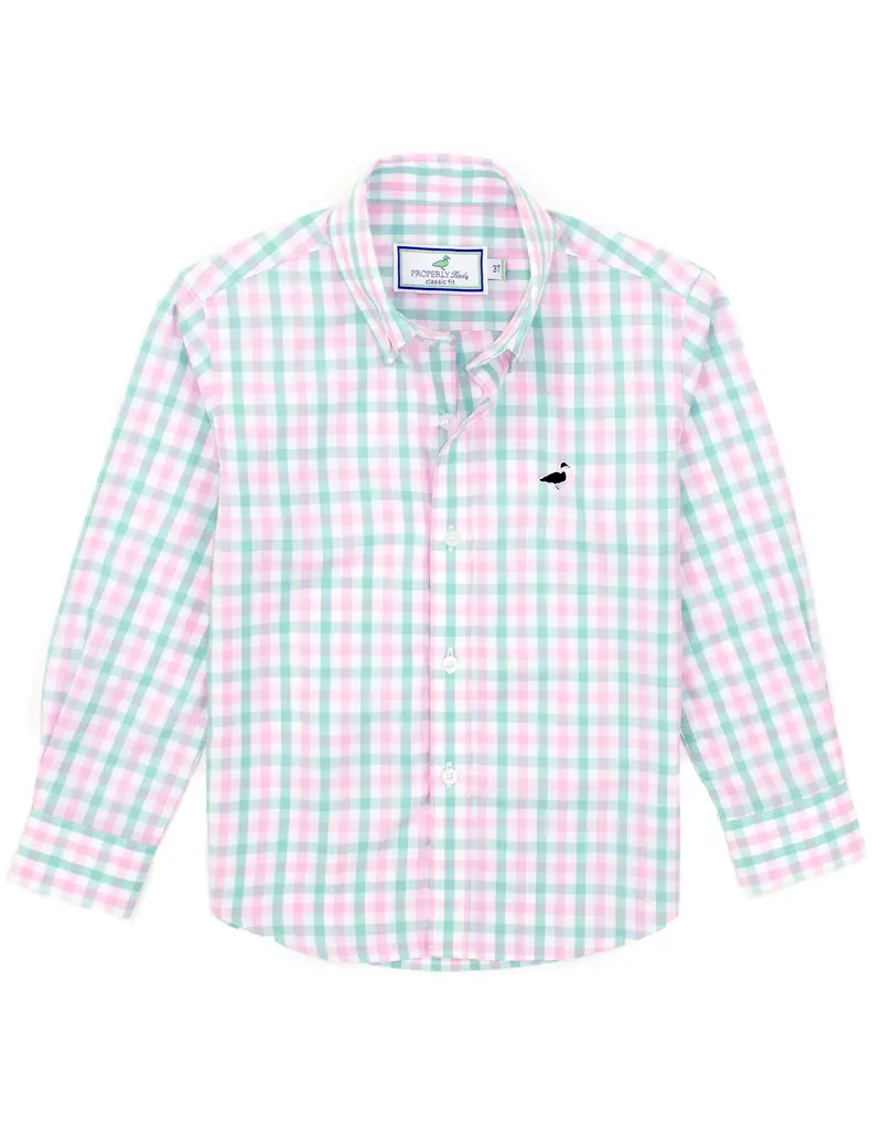 Properly Tied Seasonal L/S Sportshirt Rosemary