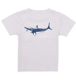 Properly Tied Performance Tee SS Topo Shark Ice Grey