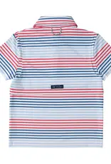 Prodoh Boys Pro Performance Polo Americana Stripe