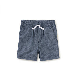 Tea Collection Chambray Sport Shorts Indigo