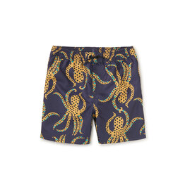 Tea Collection Mid-Length Swim Trunks Jaguar Spotted Octopus