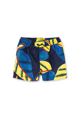 Tea Collection Mid-Length Swim Trunks Oversized Tropical Leaf
