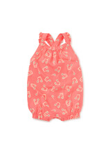 Tea Collection Cross-Back Baby Romper Musicalia