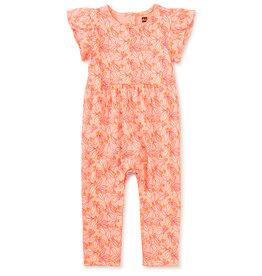 Tea Collection Baby Tulip Sleeve Romper Tiny Cashew Apples