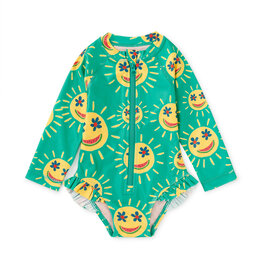 Tea Collection Rash Guard Baby Swimsuit Smiley Sun
