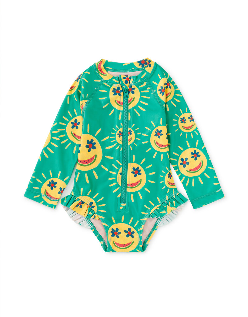 Tea Collection Rash Guard Baby Swimsuit Smiley Sun