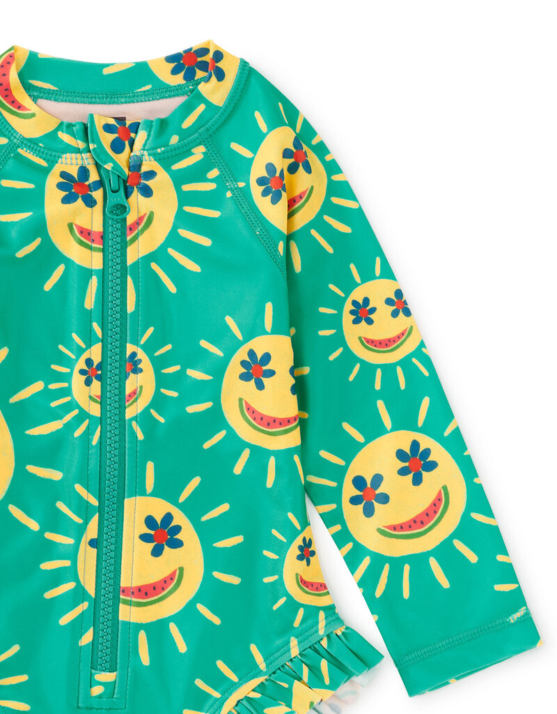 Tea Collection Rash Guard Baby Swimsuit Smiley Sun
