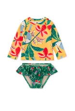 Tea Collection Rash Guard Baby Swim Set Toucan Banana Tree