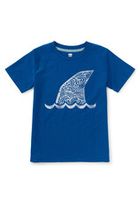 Tea Collection Sharkfin Graphic Tee Bayou Blue